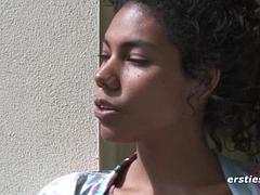 Ersties: Sexy Columbian Babe Masturbates In the Afternoon Sun: Amateur, Hardcore Brunette Porn