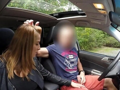 18 jaar, Enthousiasteling, Kont, Pijpbeurt, Auto, Man die toekijkt, Hd, Geld