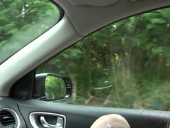 Leie, Blasen, Besamung, Flashen, Freundin, Orgasmus, Im freien, Spanner