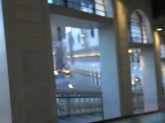 Amateur, Blonde, Robe, Petite amie, Petite femme, Maigrichonne, Fumer, Nénés