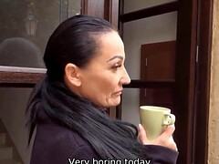 Verga grande, Morena, Madura, Checa, Pajear, Madres para coger, Coño, Medias largas