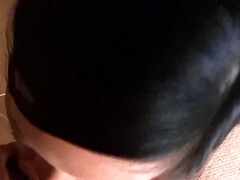 Asiatisch, Grosse titten, Blasen, Braunhaarige, Spermaladung, Hd, Milf, Pov