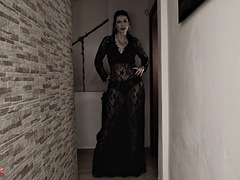 Bondage discipline sadomasochisme, Bedriegen, Man die toekijkt, Dominante vrouw, Duits, Vrouw