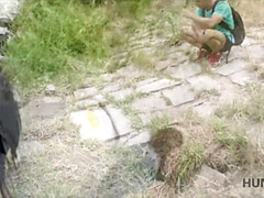 Leie, Braunhaarige, Paar, Tschechisch, Hardcore, Pov, Öffentlich, Realität