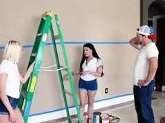 Sucer une bite, Groupe, Hard, Hd, Pov, Adolescente, Nénés