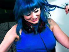 Grote mammen, Bruinharig, Universiteit, Gezichtzitten, Vingeren, Spel, Lesbisch, Klein