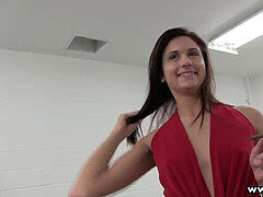 Braunhaarige, Zierlich, Rasiert, Abendanzug, Jungendliche (18+)