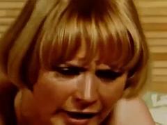 Threesome and bed: Threesome, Compilation Vintage Porn