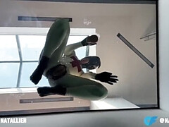 Fesselspiele, Besamung, Dildo, Deutsch, Latex, Orgasmus, Pov, Rau