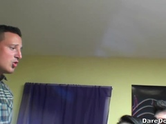 Mamada, Morena, Residencia universitaria, Pajear, Lesbiana, Flaco, Adolescente, Trio