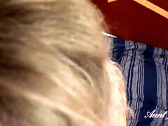 Blonde MILF Elle Gives Hot Virtual Blowjob & Fuck - POV Sex with California Cougar