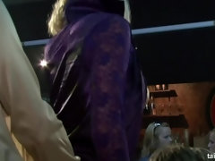 Pijpbeurt, Lesbisch, Ondergoed, Orgie, Feest, Satijn, Swinger, Nat