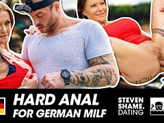 Anal, Tetas grandes, Morena, Alemán, Hd, Al aire libre, Público, Realidad