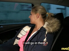 Rubia, Mamada, Tetona, Coche, Checa, Europeo, Tetas naturales, Realidad