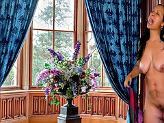 Full movie in 4k: real striptease and massage with Adamandeve and Lupo