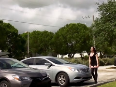 Frisky damsel in stockings demonstrates her cock riding skills