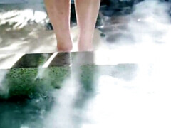 Asiatisch, Tussi, Blasen, Spermaladung, Schwanz, Handjob, Hd, Japanische massage