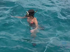 Amateur, Negro, Mamada, Morena, Semen en la boca, Novia, Fumando, Tetas