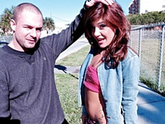 Cul, Grosse bite, Sucer une bite, En levrette, Rousse roux, Cheveux courts, Maigrichonne, Nénés