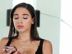 Big ass brunette teen massage a worker with big cock