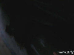 Russian teen gives blowjob and fucks on the roof