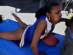 Amateur, Grosse bite, Noire, Pom pom girl, Tir de sperme, Noir ébène, Partouze, Nénés