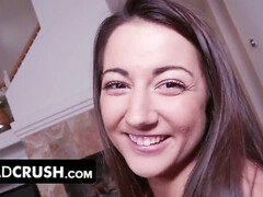 Amerikaans, Grote kont, Bruinharig, Sperma shot, Diep in de keel, Handbeurt, Schreeuwen, Tiener