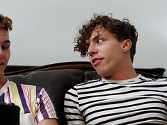 Two gay dudes are all about licking before the anal bang