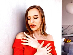 Blond, Handbeurt, Masturbatie, Geschoren, Schoenen, Mager, Strippen, Tiener