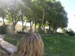 Kont, Blond, Hd, Moeder die ik wil neuken, Buiten, Alleen