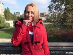 Full-Breasted Blondie Got Laid By Two Nasty Guys