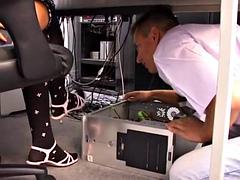 Садо мазо, Ноги, Фетиш, Немки, Каблуки, В офисе, На публике, Секретарша