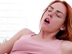 Redhead teen has nice foreplay before sex with boyfriend