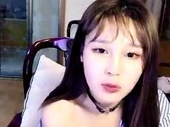 Asiatique, Nana, Célébrité, Mignonne, Masturbation, Solo, Jouets, Webcam