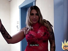 Grosser arsch, Grosser schwanz, Grosse titten, Blondine, Blasen, Hundestellung, Milf, Titten