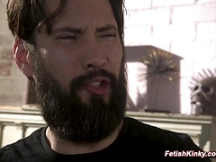 Bizar, Blond, Pijpbeurt, Gebondenheid, Hardcore, Hd, Pijn, Vrouw