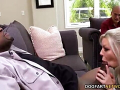 Verga grande, Tetas grandes, Negro, Rubia, Corridas, Polla, Interracial, Sexo fuerte