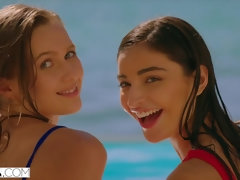 Blasen, Braunhaarige, Paar, Handjob, Hardcore, Zierlich, Student, Jungendliche (18+)