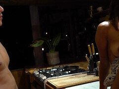 Arabisch, Kont, Kinderoppas, Gek, Hd, Keuken, Masturbatie, Tieten likken