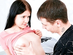 Slaapkamer, Grote kont, Grote lul, Pijpbeurt, Bruinharig, Hondjeshouding, Mager, Tiener