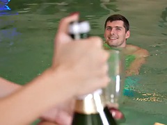 Arschlecken, Tussi, Schönheit, Blondine, Blasen, Aufs gesicht abspritzen, Fetisch, Handjob