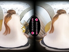 Enthousiasteling, Kont, Gek, Interraciaal, Ondergoed, Klein, Gezichtspunt, Roodharige vrouw