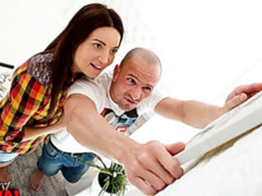 Anaal, Grote lul, Pijpbeurt, Bruinharig, Hondjeshouding, Natuurlijke tieten, Tiener, Tieten likken