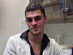 Grote lul, Pijpbeurt, Bruinharig, Ondergoed, Tieten likken