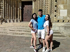 Любители, Большая жопа, Большой член, Большие сиськи, Две девушки, От первого лица, Тощие, Втроем