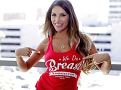 Grote mammen, Blond, Pijpbeurt, Handbeurt, Latijnse vrouw, Masturbatie, Mager, Tiener