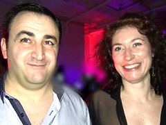 Blonde, En gros plan de très près, Couple, Français, Groupe, Mature, Fête, Echangistes