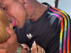 Amateur, Bisexuelle, Gode, Noir ébène, Homosexuelle, Hard, Fille latino, Lesbienne