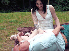 Schwarz, Blasen, Paar, Fingern, Im freien, Taboo