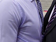 Anal, Holandés, Gay, Oficina, Trio